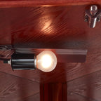 Corner Curio Cabinet, Wine Bar China Cabinet - Image 7