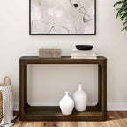 Plank+Beam Forma Console Table, 46 Inch, Solid Wood Sofa Table, Entryway Table - Image 3