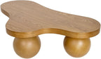 46" Cloud Coffee Table with 3 Ball Legs, Modern Irregular Center Table - Image 8