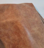 NAT Leathers | Blonde Light Tan Distressed Faux Leather material PU Sheet - Image 5