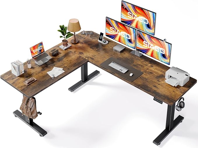 SIAGO L-Shaped Standing Desk by SIAGO