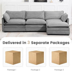 ROWHY 112'' Modular Sectional Cloud Couch - Image 4