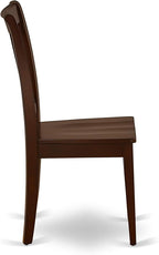 East West Furniture CLC-MAH-W Clarksville Dining Chairs - Image 6