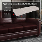 ANARACHON Leather Look Couch Cushion Covers Sofa Seat Slipcovers Sets Couches - Image 3