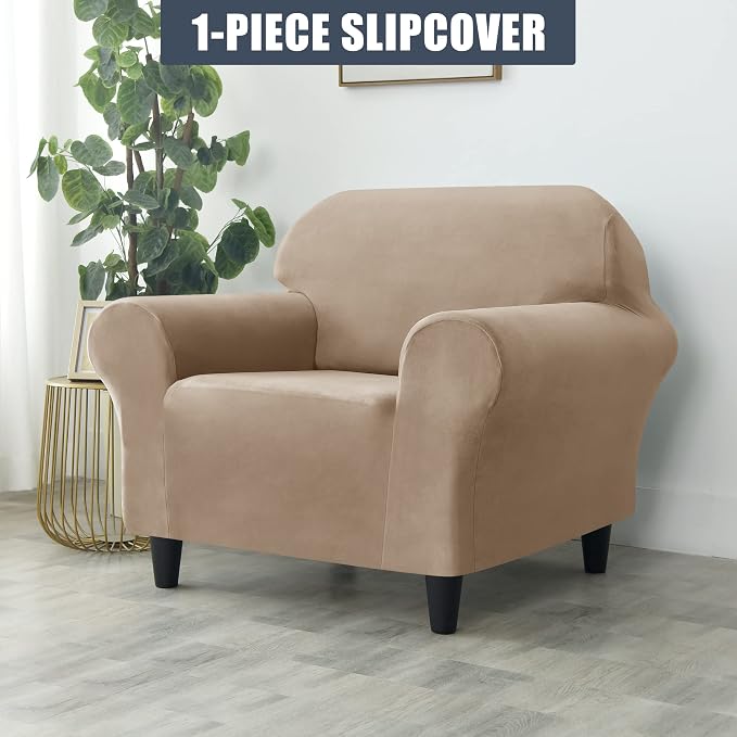 Stretch Sofa Slipcover, Soft Thick Velvet Couch Sofa Cover Furniture Protector - Image 2