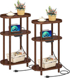HOOBRO Small Narrow Side Table by HOOBRO
