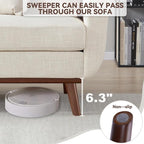 Kingfun 77.2" W Loveseat Sofa, Mid Century Modern Decor Love Seat Couches - Image 6