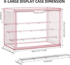Colorful Figure Display Case for Collectibles 4 Layer Hobby Figurine Display - Image 7