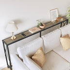 Gewudraw 70" Sofa Tables Narrow Long, Behind Couch Table - Image 9