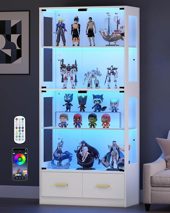 Lamtor Display Cabinet with Glass Doors by Lamtor