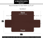 U-NICE HOME 4 Seater Sofa Cover 91''Large Couch Cover, Pet Friendly, Elastic - Image 6