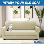 XINEAGE New 4 Pieces Extra Large Couch Covers - Image 4