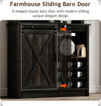 4ever2buy Farmhouse Coffee Bar Cabinet - Image 4