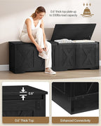 Hzuaneri 59" Storage Chest, Large Storage Trunk - Image 7