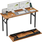 TEMI Long Computer Desk Folding Table by TEMI