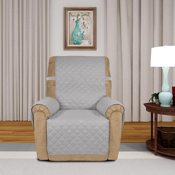 PureFit Reversible Recliner Chair Covers Couch Covers - Image 2
