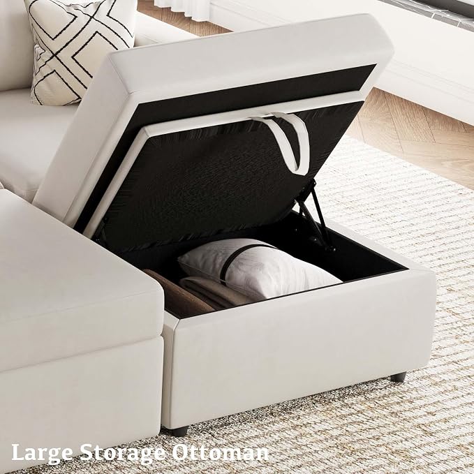 Belffin Modular Sectional Sleeper Sofa - Image 7