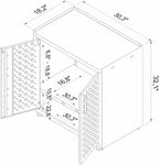 Manhattan Comfort Fortress Collection Modern Designed Mobile Storage Garage - Image 3