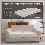 OHSIO Sectional Couch Covers, Wear Resistant Stretch Sofa Covers Washable Soft - Image 2