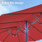 SUPERJARE 13FT Outdoor Patio Umbrella - Image 7