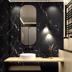 practicalWs 17.71''×196.8'' Marble Contact Paper Black/White Peel and Stick - Image 4