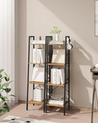 Hzuaneri Ladder Shelf, Bookshelf Bookcase, Freestanding Corner Storage Shelve - Image 4