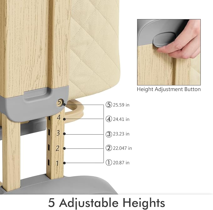 TotRun Bassinet Bedside Sleeper, Rocking Bassinets - Image 5