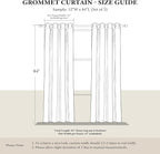 NICETOWN Natural Room Darkening Curtains 84 inches Long - Image 7
