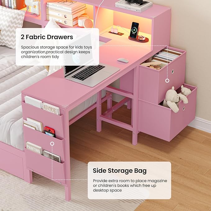 DICTAC Corner Twin Bed Frame - Image 8