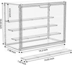 Clear Acrylic Display Case for Collectibles 4 Layer Hobby Figure Display Case - Image 6
