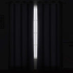 Grey Thermal Blackout Curtains/52 x 95 Inch/Set of 2 Panels Room Darkening - Image 3