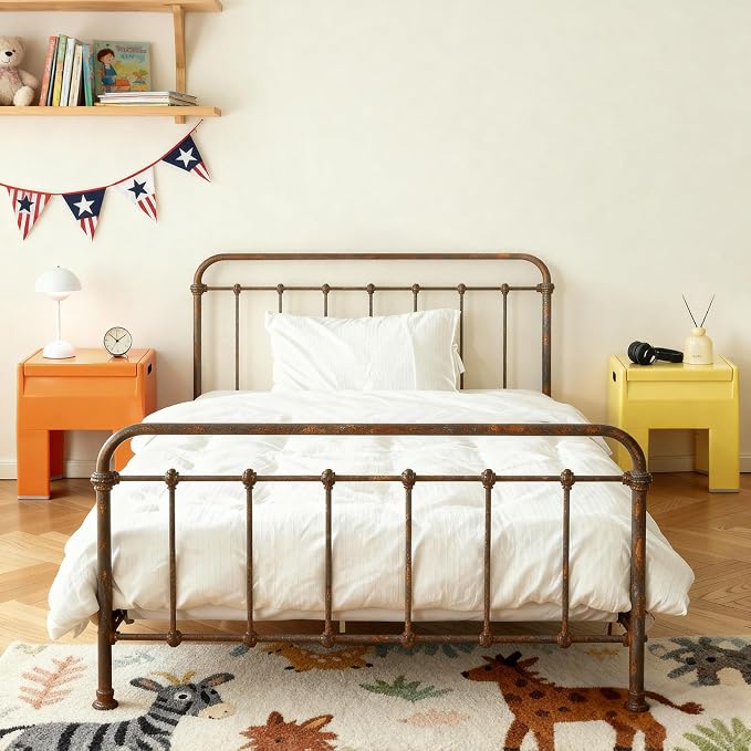 Nightstand Bedside Table with Storage Space, Dorm and Small Spaces, Easy - Image 6