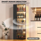 VersionTECH. Glass Display Cabinet - Image 3
