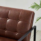 Glitzhome Mid Century Modern Accent Chair, Modern Living Room Chairs - Image 9