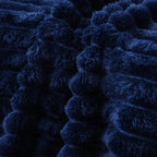 Navy Blue Fleece Throw Blanket 50”×60” - Image 5