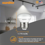 Sunlite LED R14 Mini Flood Light Bulbs, 4 Watts, 250 Lumens, Medium Base - Image 3