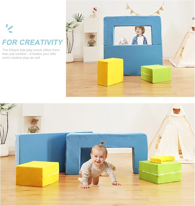 Elftopia Modular Kids Sofa, Toddler Couch Foam Armchair - Image 5