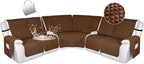 HDCAXKJ 100% Waterproof Reclining Sectional Couch Covers L Shape Recliner Sofa by HDCAXKJ