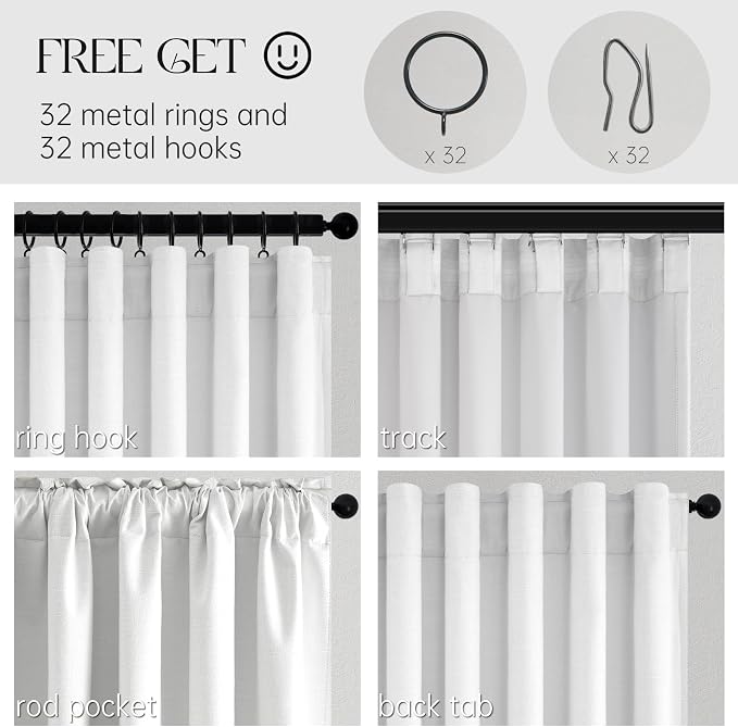 Topfinel 132 Inch Blackout Curtains - Image 6