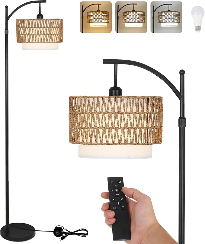 Arc Floor Lamp for Living Room by EYASSI