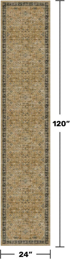 Washable Natural Sage 2x10 Entryway Long Runners - Image 2