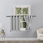 Blackout Curtains for Bedroom, 52 x 30 Inch, 2 Panels | Thermal Insulated & - Image 2