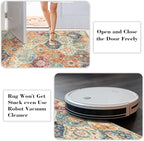 Lahome Moroccan Washable Circle Rug, Soft Vintage Round Rug 4ft, Distress Round - Image 4