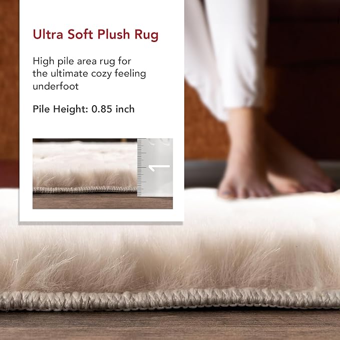 nuLOOM Nia White Geometric Washable Area Rug - Image 2