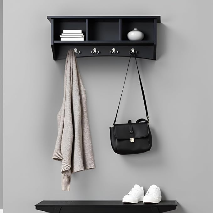 Shaker Cottage Wall-Mounted Coat Rack - Image 7