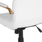 Flash Furniture Whitney Mid-Back Swivel LeatherSoft Desk Chair - Image 13