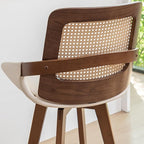 Set of 3 Mid Century Modern Counter Stools - Image 8