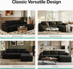 Novilla L-Shape Sectional Couches - Image 23