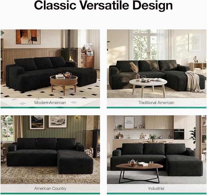 Novilla L-Shape Sectional Couches - Image 23