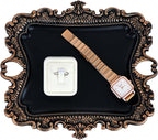 Funly mee 8 x 7 inches Antique Trinket Dish Vintage Jewelry Tray, Ring Holder by Funly+mee